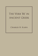 The verb "be" in ancient Greek : with a new introductory essay /