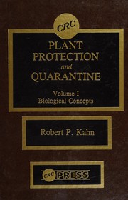 Plant protection and quarantine /