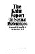 The Kahn report on sexual preferences /