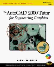 The AutoCAD 2000 tutor for engineering graphics /
