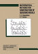 Mathematical methods for construction of queueing models /