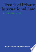 Trends of private international law /