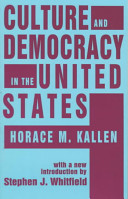 Culture and democracy in the United States /