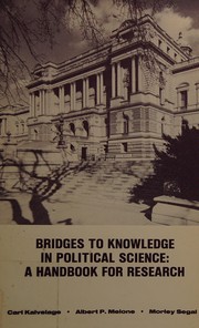Bridges to knowledge in political science : a handbook for research /