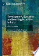 Development, Education and Learning Disability in India /