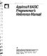 Applesoft BASIC programmer's reference manual /