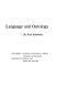 Language and ontology.