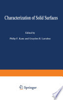 Characterization of solid surfaces /