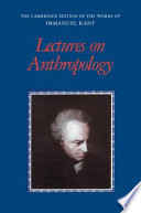 Lectures on anthropology /