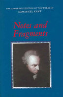 Notes and fragments /