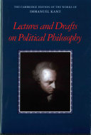 Lectures and drafts on political philosophy /