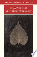 Critique of judgement /