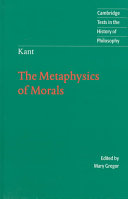 The metaphysics of morals /