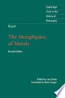 The metaphysics of morals /