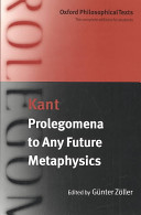 Prolegomena to any future metaphysics that will be able to present itself as a science : with two early reviews of the Critique of pure reason /