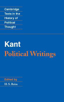 Kant political writings /