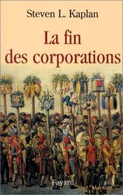 La fin des corporations /