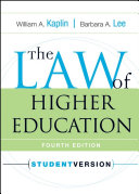 The law of higher education.