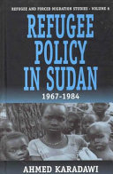Refugee policy in Sudan, 1967-1984 /