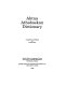 Ahtna Athabaskan dictionary /