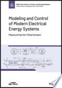 Modeling and control of modern electrical energy systems /