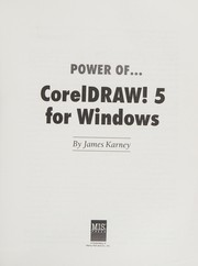 Power of-- CorelDRAW! 5 for Windows /