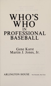 Who's who in professional baseball /