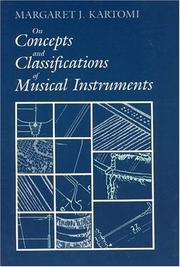 On concepts and classifications of musical instruments /