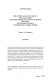 The North Atlantic Treaty Organization and the European Union's common security and defense policy : intersecting trajectories /