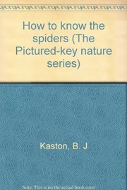 How to know the spiders /