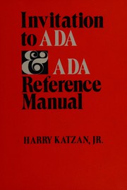 Invitation to Ada & Ada reference manual (July 1980) /
