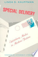 Special delivery : epistolary modes in modern fiction /