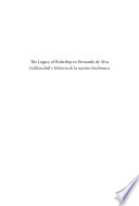 The legacy of rulership in Fernando de Alva Ixtlilxochitl's Historia de la nación chichimeca /