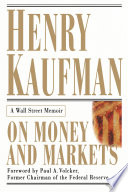 On money and markets : a Wall Street memoir /