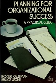 Planning for organizational success : a practical guide /