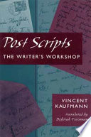 Post scripts : the writer's workshop /