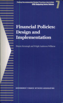 Financial policies : design and implementation /