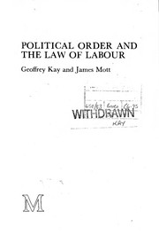 Political order and the law of labour /