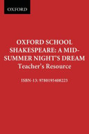 A midsummer night's dream : Teacher's resource /