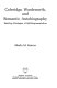 Coleridge, Wordsworth, and romantic autobiography : reading strategies of self-representation /