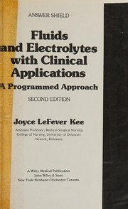 Fluids and electrolytes with clinical applications : a programmed approach /