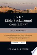 The IVP Bible background commentary : New Testament /