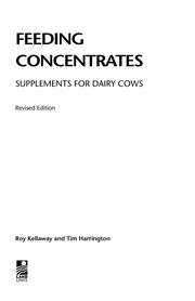 Feeding concentrates : supplements for dairy cows /
