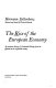 The rise of the European economy : an economic history of continental Europe from the fifteenth to the eighteenth century /