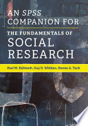 An SPSS companion for the fundamentals of social research /