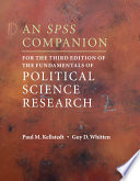 An SPSS companion for the third edition of The fundamentals of political science research /