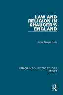 Law and religion in Chaucer's England /