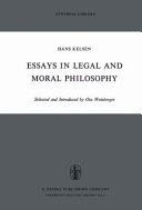 Essays in legal and moral philosophy.