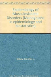Epidemiology of musculoskeletal disorders /