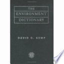 The environment dictionary /